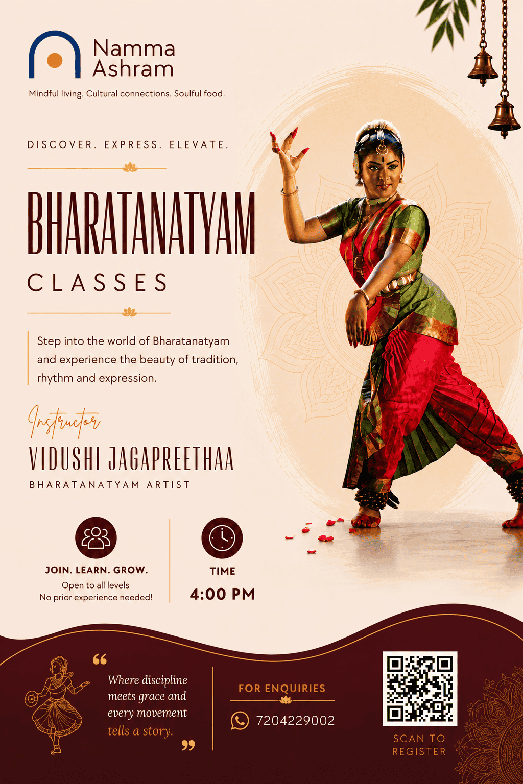 BHARATANATYAM CLASSES | Slide 1